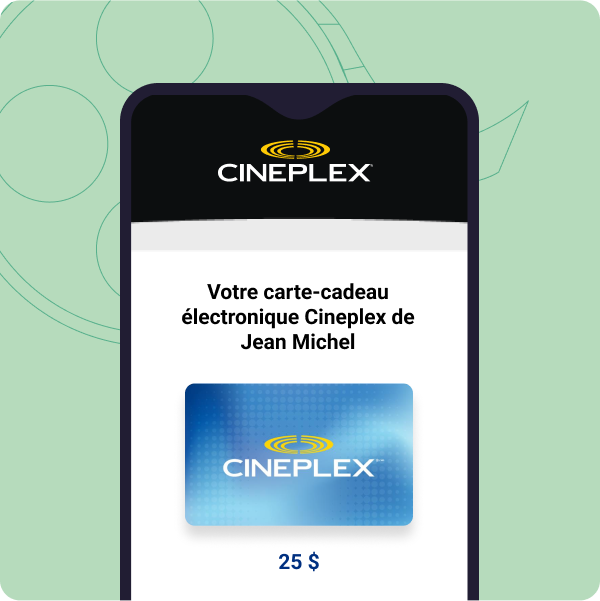 Notre travail pour Cineplex